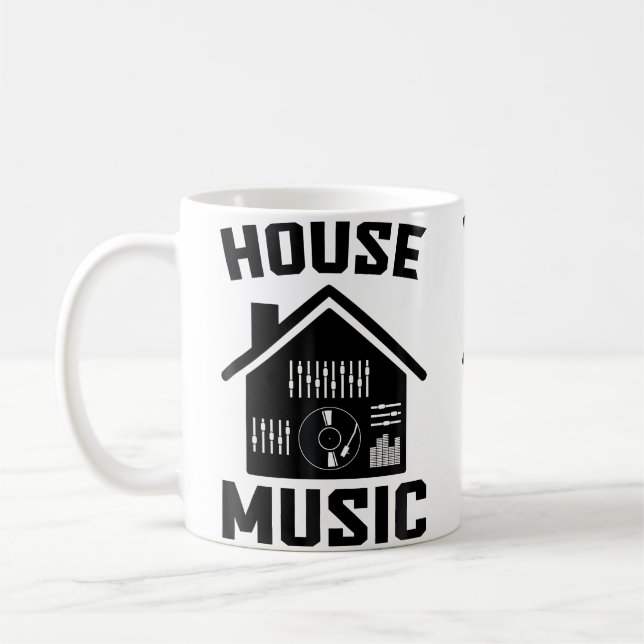 Mug House Music Edm Rave Dj House (Gauche)