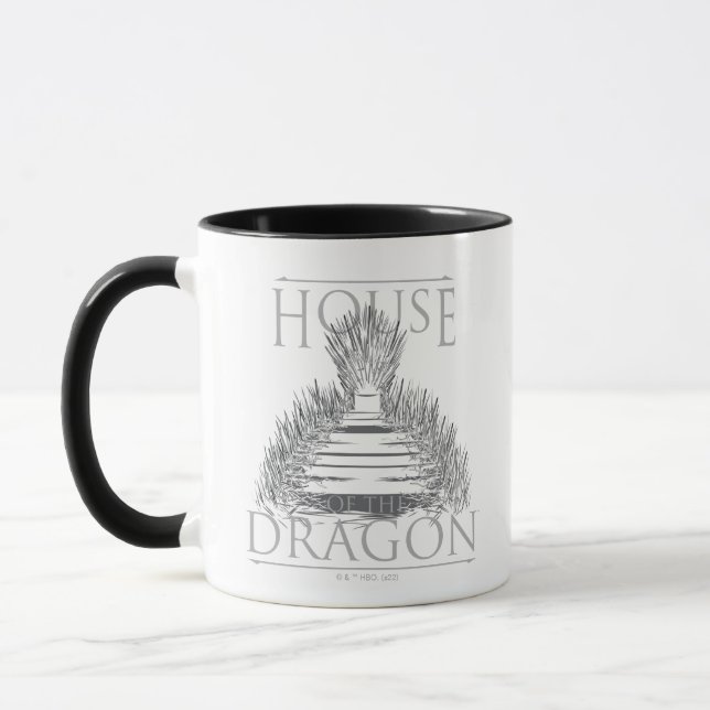 Mug HOUSE of the Dragon | Iron Throne Graphic (Gauche)