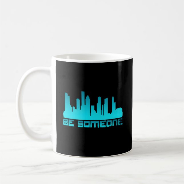 Mug Houston Soyez Quelqu'Un Pont Houston Skyline H-Tow (Gauche)