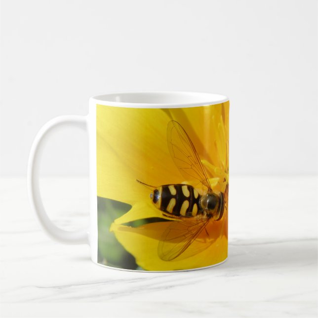 Mug Hoverfly et Musique à fleurs (Gauche)