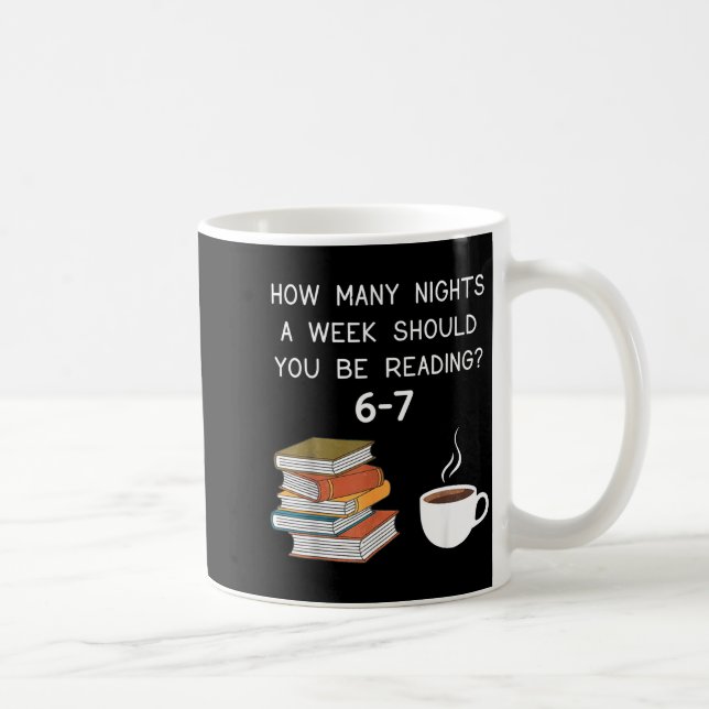 Mug How Many Nights Should You Be Reading 6-7  (Droite)