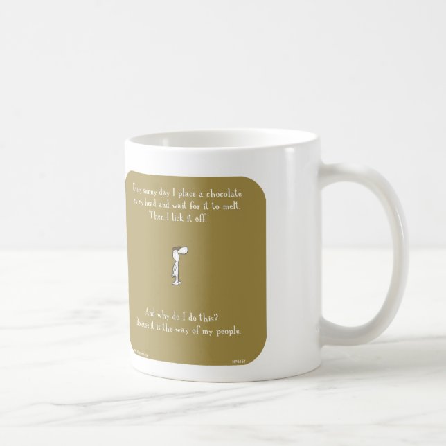 Mug HP5151, chocolat "de la planète de Harold", tête, (Droite)