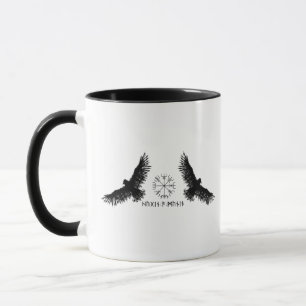 Mug Hugin et MuninVegvisirAbbaye d'Odinsnoir