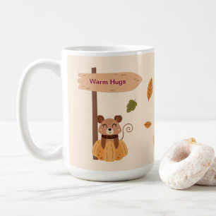 Mug Hugs Chauds - Animaux Cosy Bois Automne