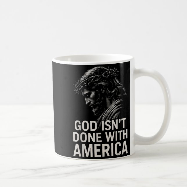 Mug Hugvyn God Isn’t Done With America Christian Faith (Droite)