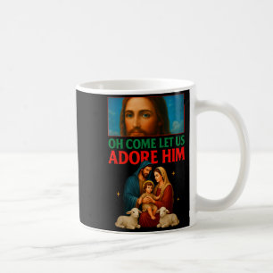 Mug Hugvyn Noël Nativité Jésus Oh Venez Nous Adorons