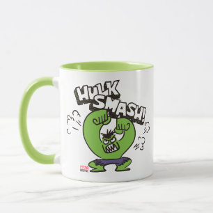 Mug Hulk Smash Angry Doodle Graphic