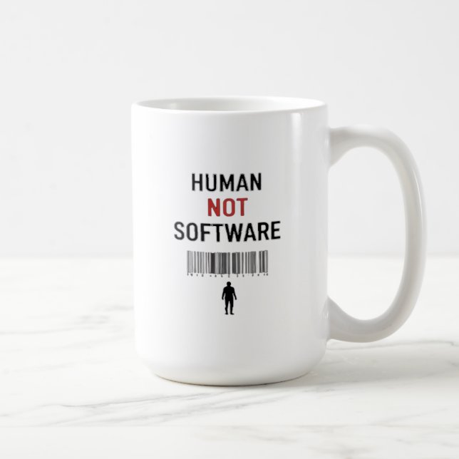 Mug Human not software (Droite)