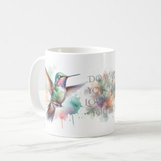 Mug Hummingbird Watercolor