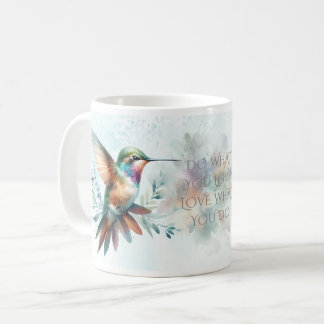Mug Hummingbird Watercolor