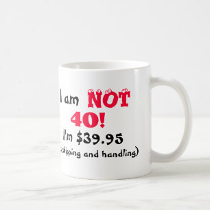 Mug humoristique 40e anniversaire
