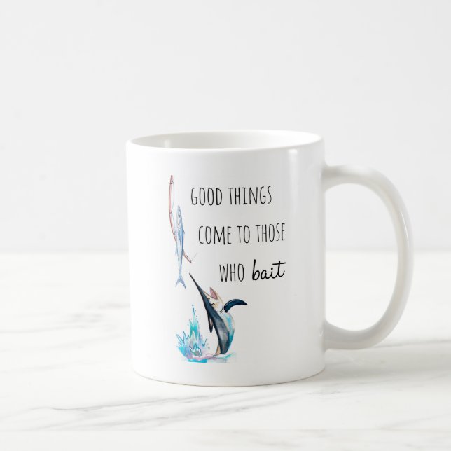 Mug Humoristique Funny Fishing Fisherman Cadeau (Droite)