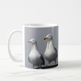 Mug Humorous Mr & Mrs Gully Romantic Seagull Coastal