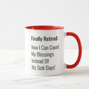 Mug Humour à la retraite
