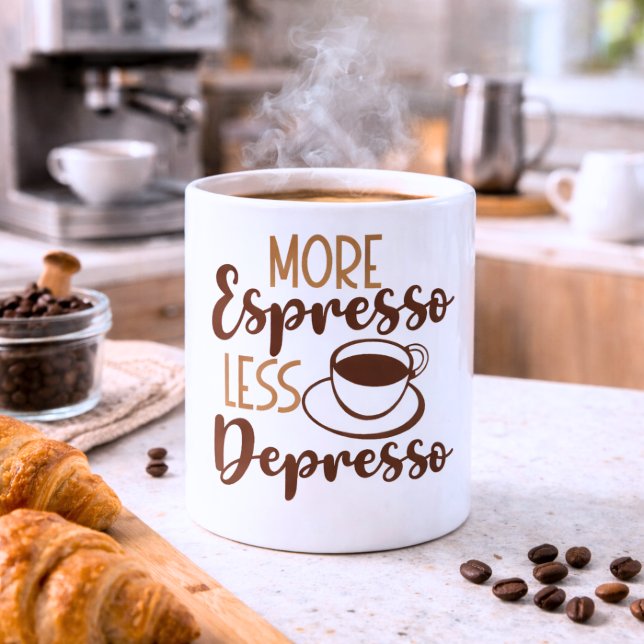 Mug Humour Café Moderne  (Créateur téléchargé)