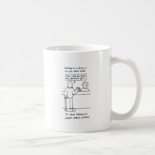 Mug Humour de bibliothèque, client de bande dessinée