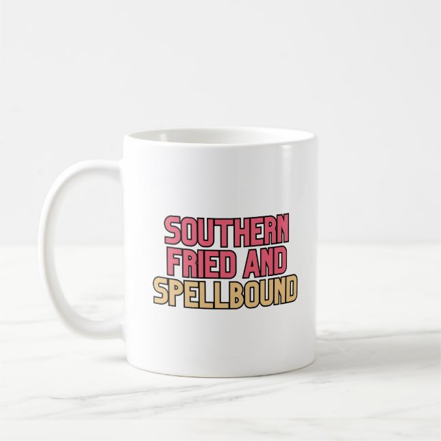 Mug Humour de cuisine à frites du sud (Gauche)