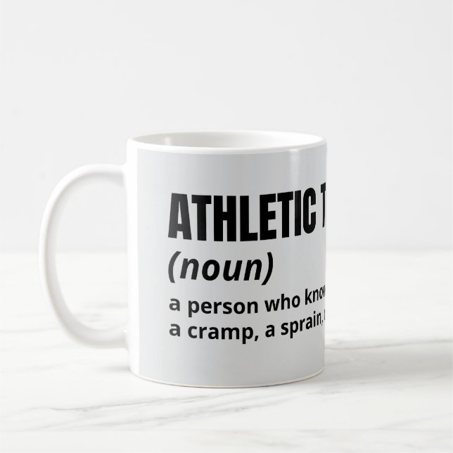 Mug Humour de formateur sportif - Drôle définition (Gauche)