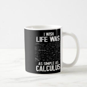 Mug Humour de maths drôle, Blague de calcul, Je souhai