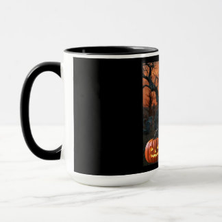 Mug Humour de pierre gravée d'Halloween "Alotta B. Loo
