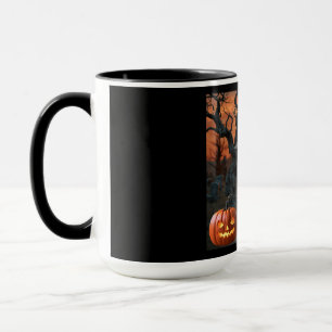 Mug Humour de pierre gravée d'Halloween "Dewey Burnum"