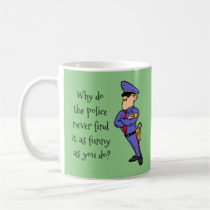 Mug Humour de police