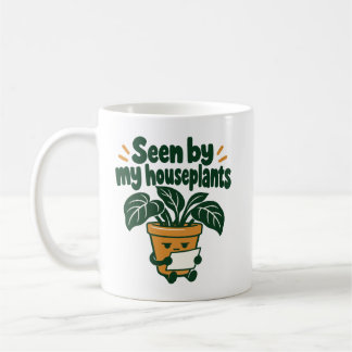 Mug Humour de reçu de lecture vu par mes plantes d'int