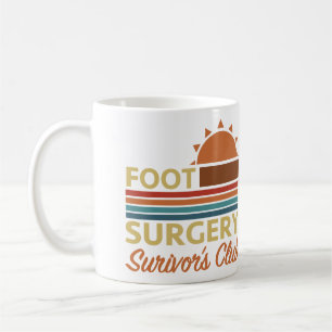 Mug Humour de récupération de la chirurgie des pieds