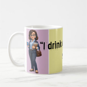 Mug Humour de travail à domicile