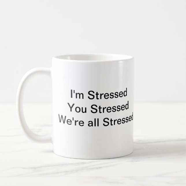 Mug Humour drôle faisant le travail (Gauche)