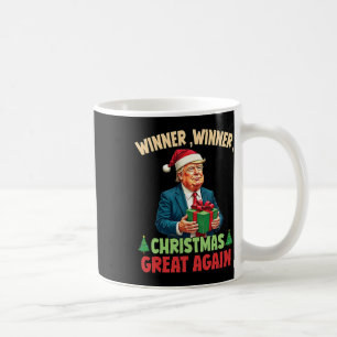 Mug Humour drôle Père Noël Trump gagnant Noël Gr