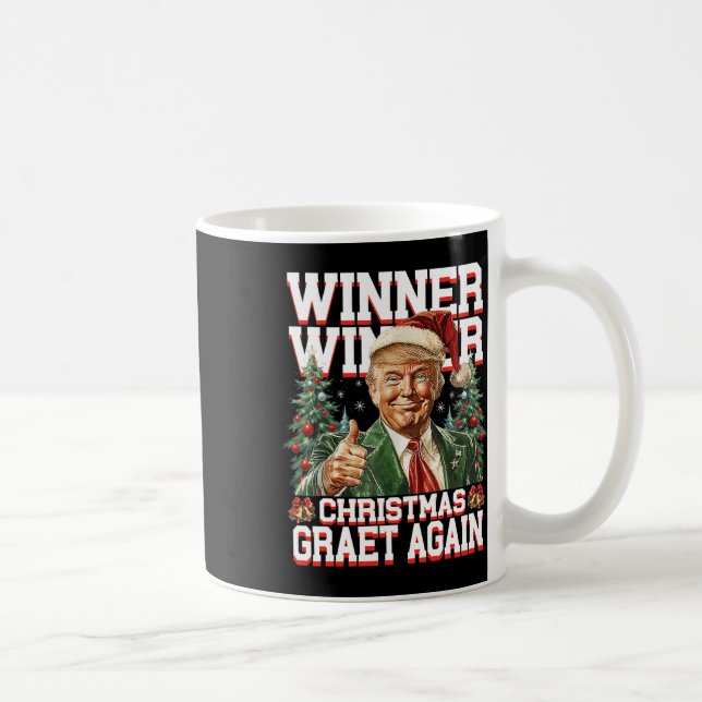 Mug Humour Drôle Trump gagnant Noël Grand Ag (Droite)