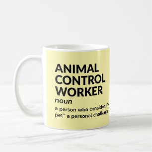 Mug Humour du travailleur de la lutte animale
