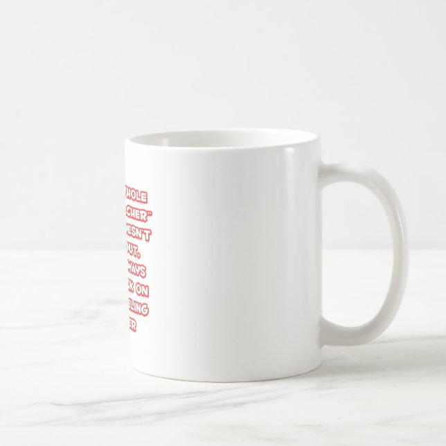 Mug Humour enseignant de gym ... Modélisation de la ca (Droite)