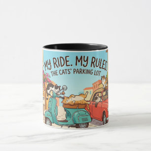 Mug Humour Félin Maman Chat Drôle Ride Juste Pour Rire