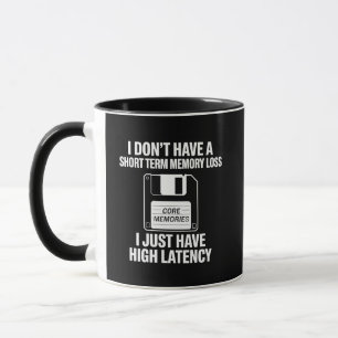 Mug Humour Informatique Rétro à Latence Élevée