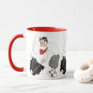 Mug Humour vintage sur le golf, golfeur drôle et ridic