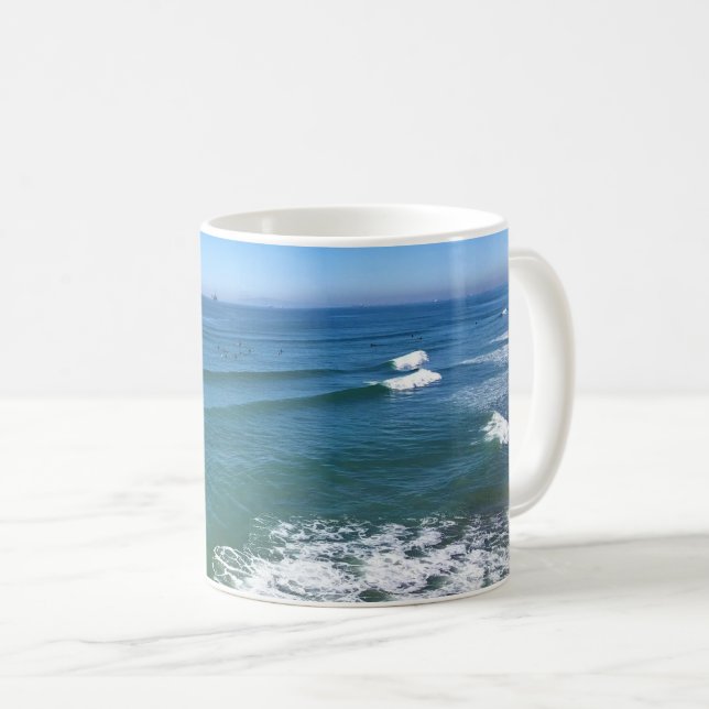 Mug Huntington Beach, Californie (Devant droit)