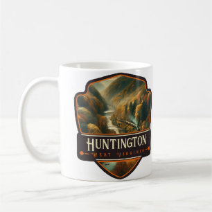Mug Huntington, Virginie-Occidentale VINTAGE
