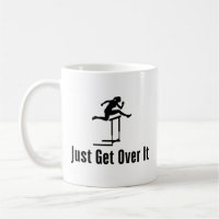 Hurdling viens juste de le surmonter Femme Hurdler