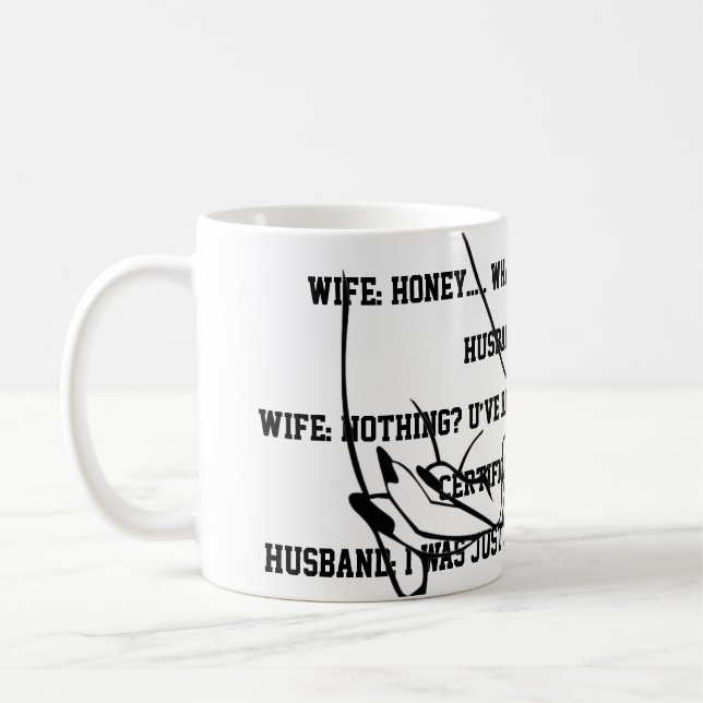 Mug husband and wife joke  (Left)