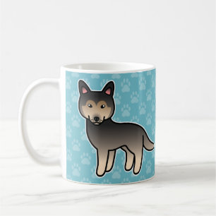 Mug Husky sibérien de dessin animé Agouti