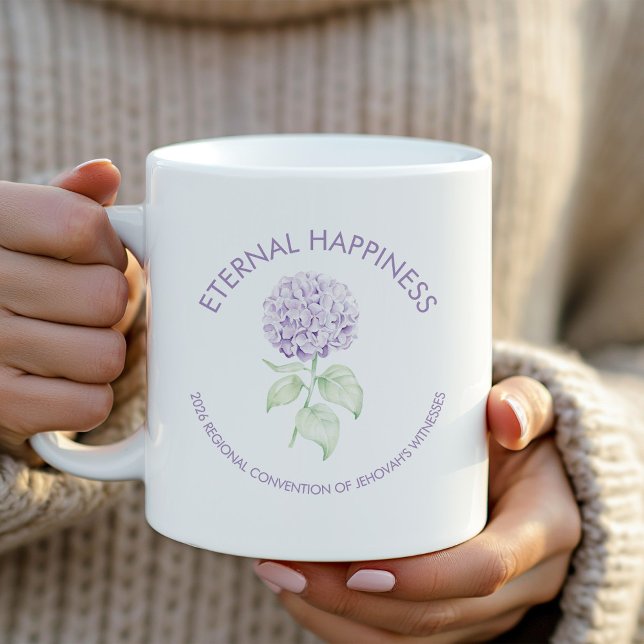 Mug Hydrangea Bonheur Éternel Convention 2026  (Créateur téléchargé)