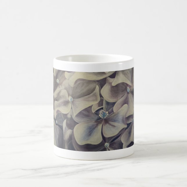 Mug Hydrangea - Élégance Silencieuse (Centre)