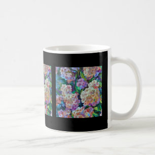 Mug Hydrangée artistique Hortensia Art Abstrait floral