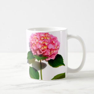 Mug Hydrangée rose fleur rose rose rose floral
