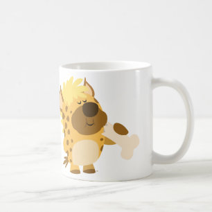 Mug Hyène repérée par bande dessinée mignonne écr
