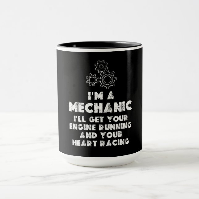 Mug I Am A Mechanic Drôle citations (Centre)