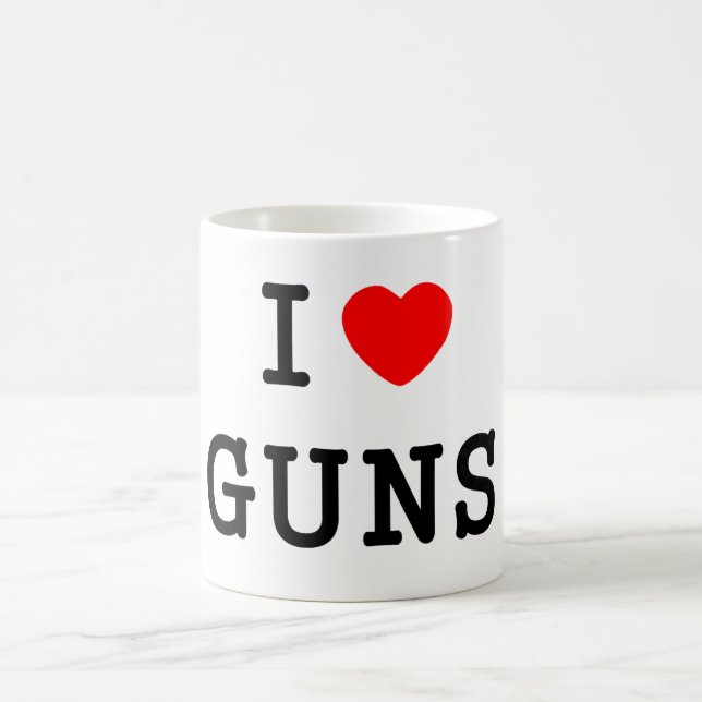 Mug I armes à feu de coeur (Centre)