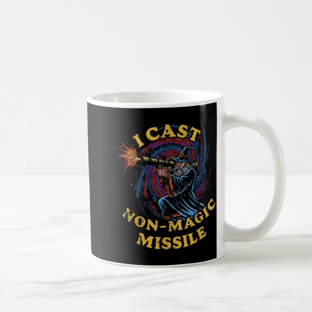 Mug I Cast Non-magic Missile Funny Wizard Parody Meme  (Droite)